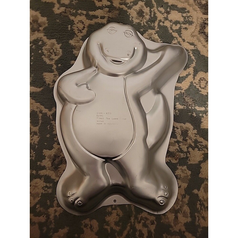 Wilton Barney Cake Pan 1993 Vintage Aluminum Mold 2105-6713